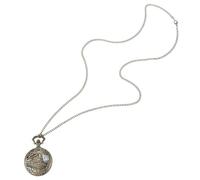 CONGARTENO Reloj Colgante de Bolsillo Retro Movimiento de Cuarzo, Aleación de Zinc, Diseño Hueco de Tren, Fácil de Usar para Vestir Varios Estilos