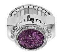 CONGARTENO Reloj de Anillo Decorativo para Dama Reloj Elegante de Dedo Diseño Color