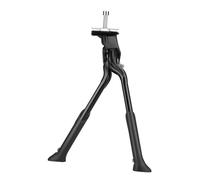 CONGARTENO Soporte Ajustable para Bicicleta de Montaña Caballete Doble de Aluminio Plegable Resistente y Estable Soporte Lateral para Bicicletas con Altura Regulable Accesorio para