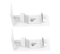 CONGARTENO Soporte l para Persianas Verticales 3 Pulgadas Acero Inoxidable Soporte Metálico Instalación Rápida para Montaje Ventanas Pack De 2