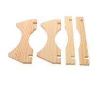 CONGARTENO Soporte para Barril de Madera 5 litros Base de Roble Natural Estable para Dispensador de Bebidas Hogar Cocina Bar Base Multifuncional