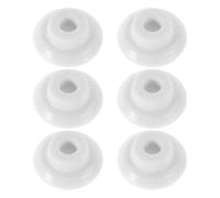 CONGARTENO Tapones de Drenaje para Congelador Horizontal, 6 Unidades de Goma Redonda 2,7x2,7 Cm, Tapón de Orificio Resistente al Frío para Mantenimiento y Sellado de Refrigeradores