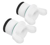 CONGARTENO Tapones para Bolsas de Agua Caliente 2 Piezas Tapón de Plástico Reutilizable Antifugas Doble Junta Tapón Sellador Portátil para Bolsa de Agua Caliente Accesorio para