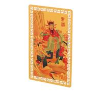 CONGARTENO Tarjeta Amuleto Tai Año Dragón Protección Suerte Riqueza Estilo Chino Ligera para Familia y Amigos