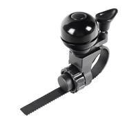 CONGARTENO Timbre de Bicicleta Pequeño Negro Campana Extraíble para Manillar Sonido Fuerte y Claro Accesorio para Bicicleta de Montaña y Carretera Uso Infantil y Adulto sin