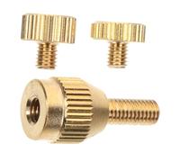CONGARTENO Tornillos de Mástil Curvo para Saxofón Dorados a B Tornillo 5mm, Accesorio Metálico para Ajuste de Boquilla de Saxofón Profesional, Repuesto para Mejora de Timbre y Precisión