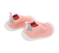 CONGARTENO Zapatos para Primeros Pasos Niña Pequeña Zapatillas Transpirables de Malla Rosa Suela Suave Anticolisión para Talla 15 125 CM Ideales para Temporada Cálida Uso