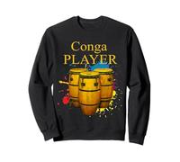 Congas Conga Jugador Músico Sudadera