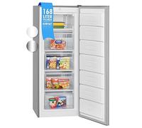 Congelador Bomann® | Congelador horizontal | Congelador | Capacidad de 168 litros | Bisagra de puerta reversible | Compartimento congelador de 4 estrellas | Acero inoxidable GS 7340