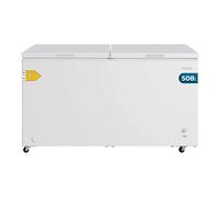 Congelador Cecotec Bolero CoolMarket Chest Duo 508M White E 508L UltraContact D-Cool Dual