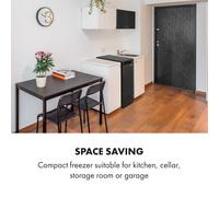 Congelador Iceblokk 50 independiente 51 L cesta con cerradura Klarstein