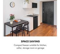 Congelador Iceblokk 80 independiente 78 litros cesta con cerradura Klarstein