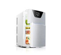 Congelador portátil para coche, mini refrigerador de 12 V, calentador con pantalla táctil y puertas dobles para uso doméstico y vehículo