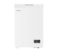 Congelador Vertical de Libre Instalación 98 L Blanco con Sistema Dual, Eficiencia Energética E, Iluminación LED y Ruedas