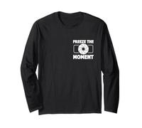 Congelar el Momento Fotógrafo Cámara Minimalista Manga Larga