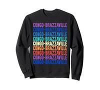 Congo-Brazzaville Colorido Sudadera