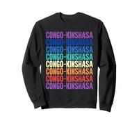 Congo-Kinshasa Colorido Sudadera
