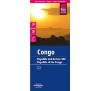 Congo y R.D. del Congo, mapa impermeable de carreteras. Escala 1:2.000.000 impermeable. Reise Know-How.: reiß- und wasserfest. Höhenlinien mit ... Republic / Democratic Republic (1:2.000.000))