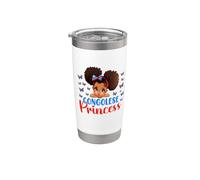 Congolesa Princess DR Congo Negro niñas niños Vaso térmico de acero inoxidable de doble pared