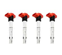 Congparts 4 bobinas de encendido 06D905115 06E905115A compatibles con motor Volkswagen 2.5L 2.0T V8 3.0 V6 compatible con Passat compatible con Golf compatible con Porsche compatible con Cayenne