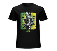CONGRATULATE Charles Oliveira Boxer Men's Black Camiseta Unisex Tee, Negro , XL