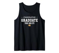 Congratulations Graduate You Did it Graduation Congrats Camiseta sin Mangas