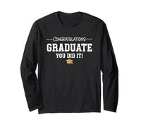 Congratulations Graduate You Did it Graduation Congrats Manga Larga