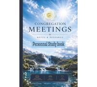 Congregation Meeting's: A Sacred Place for Notes, Reflections & Bible Research, Christian Notebook for Worship, & Daily Inspiration
