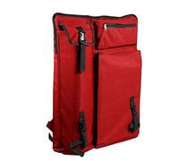 CONGRUI Bolsa de arte grande para tablero de dibujo, juego de pintura, bolsa de viaje para bocetos, herramientas de dibujo, suministros de arte de pintura en lienzo (rojo)