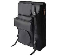 CONGRUI Bolsa de arte para tablero de dibujo, juego de pintura, bolsa de viaje para bocetos, herramientas de dibujo, suministros de arte para artistas (negro)