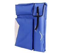 CONGRUI Bolsas de transporte para artistas, de lona, vintage, 4K, mochila de hombro para dibujar, bocetos, pintura (azul)