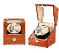 CONGRUI Caja automática para 2 relojes, rotación ultra silenciosa, cubierta acrílica, regalo ideal para entusiastas