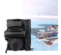 CONGRUI Juego de tablero de dibujo, caballete de pintura en lienzo, bolsa de bocetos, bolsa de dibujo, herramientas de pintura, almacenamiento, suministros de arte, Black, Talla única