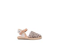 Conguitos - Alpargatas de Niña Cierre Hebilla en Leopardo para Niña (Multicolor/Talla 26)