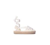 Conguitos B&W Break&Walk - Sandalias Verano de Yute con cuña para Mujer y niña (Beige/Talla 33)