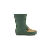 Conguitos - Botas de Agua de Bebé Oso Caqui para Niños y Niñas (Verde/Talla 22)