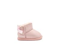 Conguitos - Botas de Bebés Diseño Respetuoso con Lazo para Niños y Niñas (Rosa/Talla 25)