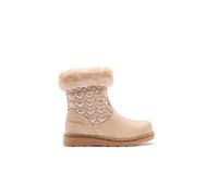 Conguitos - Botas de niña con Estampado de Corazones para Niña (Beige/Talla 27)