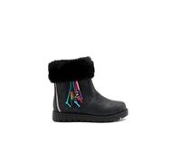 Conguitos Botas de Peluche Negras - Botas infantiles para invierno cómodas (Negro/Talla 25)