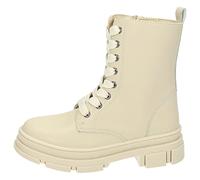 Conguitos Botas estilo militares para niña y adolescente, botas de moda caña media