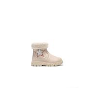 Conguitos Botines de Bebé Estrella Pelo sintético Beige - Botas bajas infantiles para invierno cómodas (Beige/Talla 23)