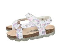 Conguitos COSH285058 Sandalias blancas de unicornio, sandalias para niñas, cierre adhesivo, fantasia, sandalias de verano NIÑA SANDALIAS BLANCO 25