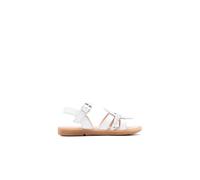 Conguitos - Sandalias Abiertas de Niña Brillantes en para Niña (Blanco/Talla 31)