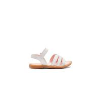 Conguitos - Sandalias Abiertas de Niña de Piel en para Niña (Blanco/Talla 36)