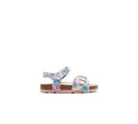 Conguitos - Sandalias Bio Estampado Corazones Multicolor para Niña (Multicolor/Talla 32)