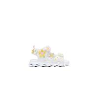 Conguitos - Sandalias de Luces de Niña Diseño Floral con Cierre Adherente para Niña (Multicolor/Talla 31)