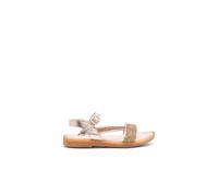 Conguitos - Sandalias de Niña Hebilla Piel para Niña (Arena/Talla 34)