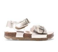 Conguitos - Sandalias Doradas Metalizadas para Niña (Arena/Talla 25)