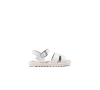 Conguitos Sandalias Hebilla Tiras Blanco - Sandalias verano infantiles cómodas (Blanco/Talla 25)