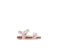 Conguitos - Sandalias Planas de Niña Ecológicas Estampado Flores para Niña (Multicolor/Talla 25)